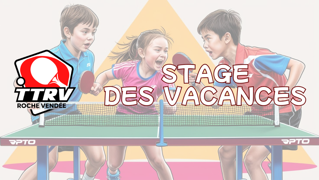 Stage Vacances de Février : ouvert aux jeunes licenciés du TTRV