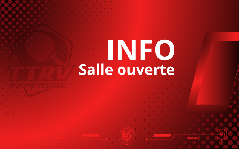 Salle ouverte ce samedi