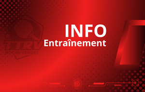 Pas d'entraînement : salle fermée du vendredi au dimanche