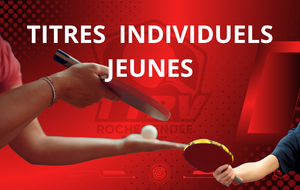 Titres individuels JEUNES (Benjamins/Cadets/Cadettes)