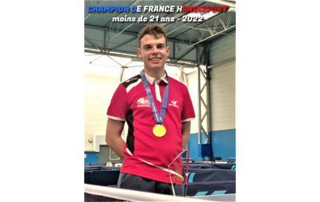 Melvyn, 2 fois champion de France !