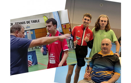 Belles prestations pour des joueurs de la section Handisport du TT La Roche Vendée