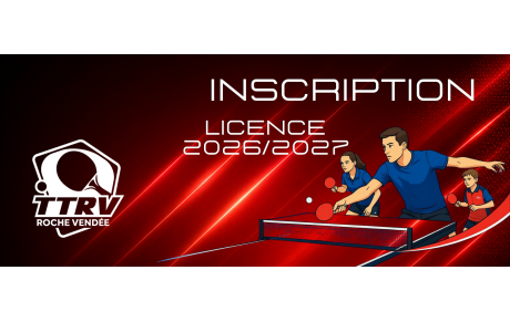Inscription au club pour la saison 2026/2027