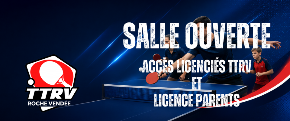 Samedi salle ouverte